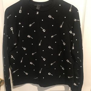 Forever 21 Guitar Sweatshirt